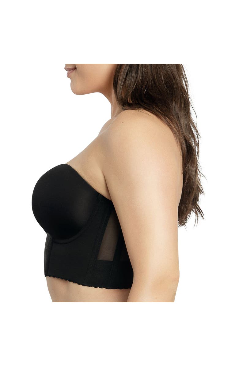 Parfait Shea Longline Strapless Bra, Alternate, color, Black