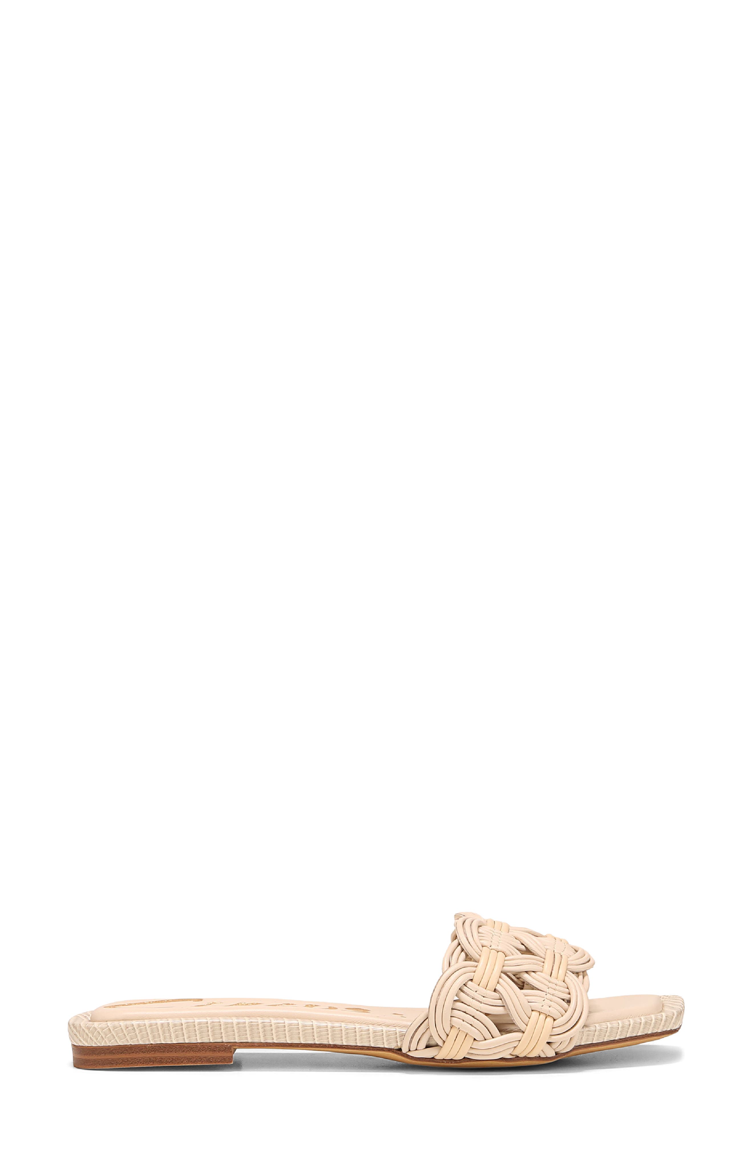 Salma Slide Sandal, Alternate, color, VANILLA BEAN/ SEA SHELL