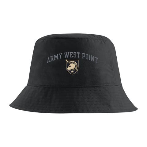 Men's Nike Black Army Black Knights Apex Striped Bucket Hat