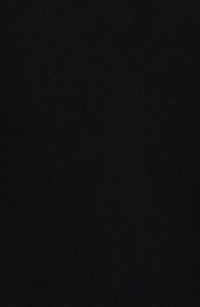 Halogen<sup>®</sup> Contrast Long Sleeve Mini Shirtdress, Alternate, color, Rich Black