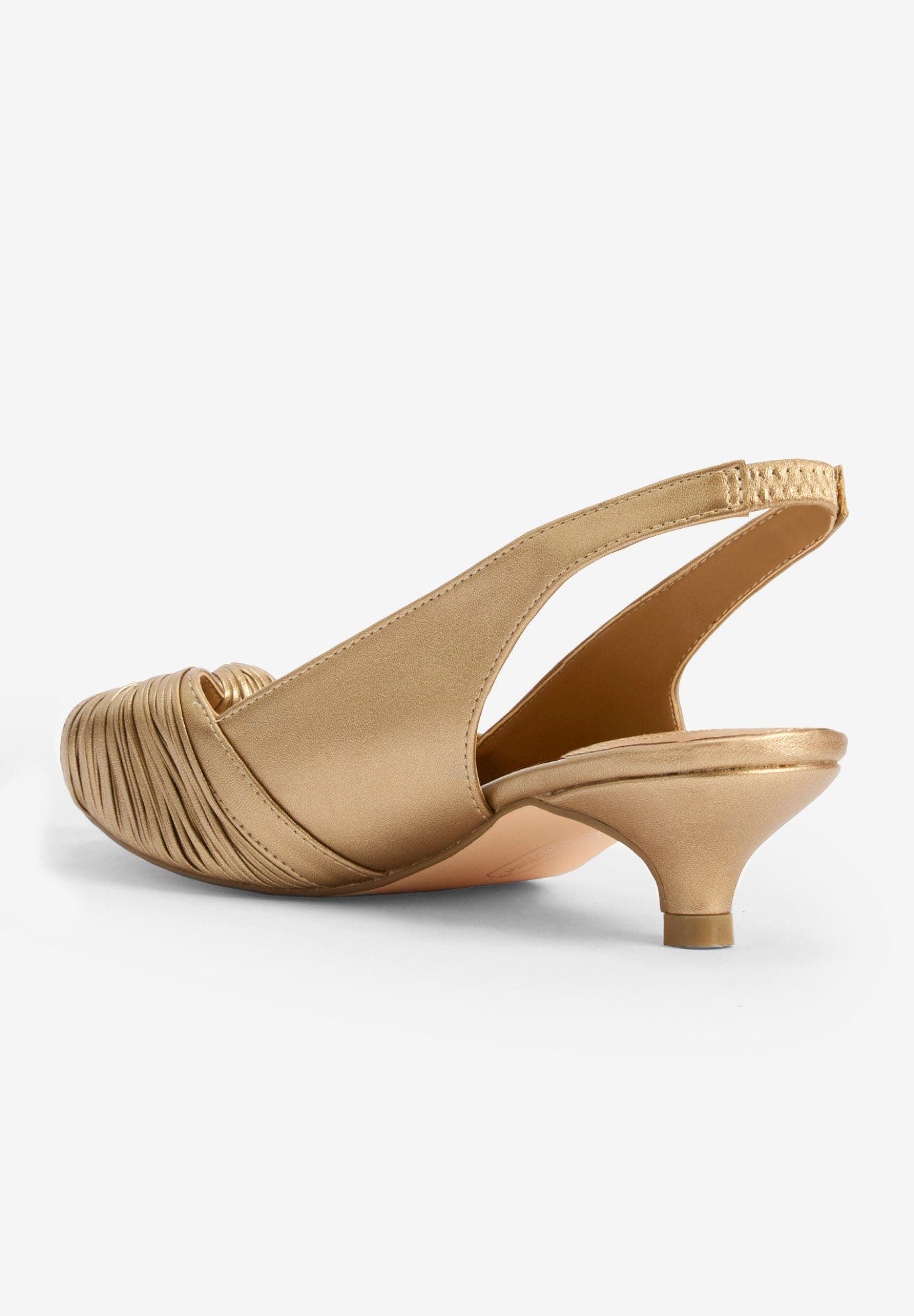 The Katelyn Slingback, Alternate, color, GOLD