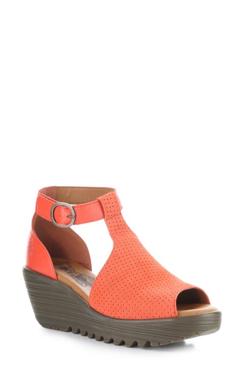 Lemo Ankle Strap Platform Wedge Sandal (Women)