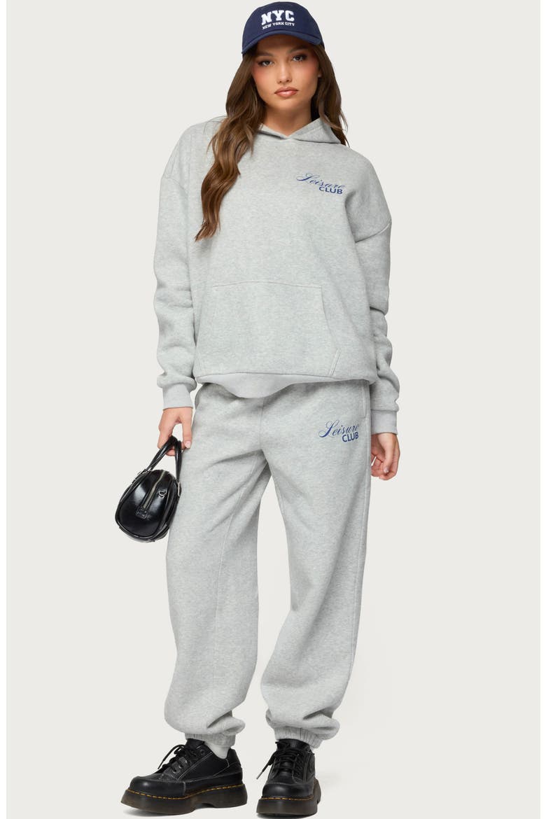 Leisure Club Sweatpants, Alternate, color, GRAY-MELANGE