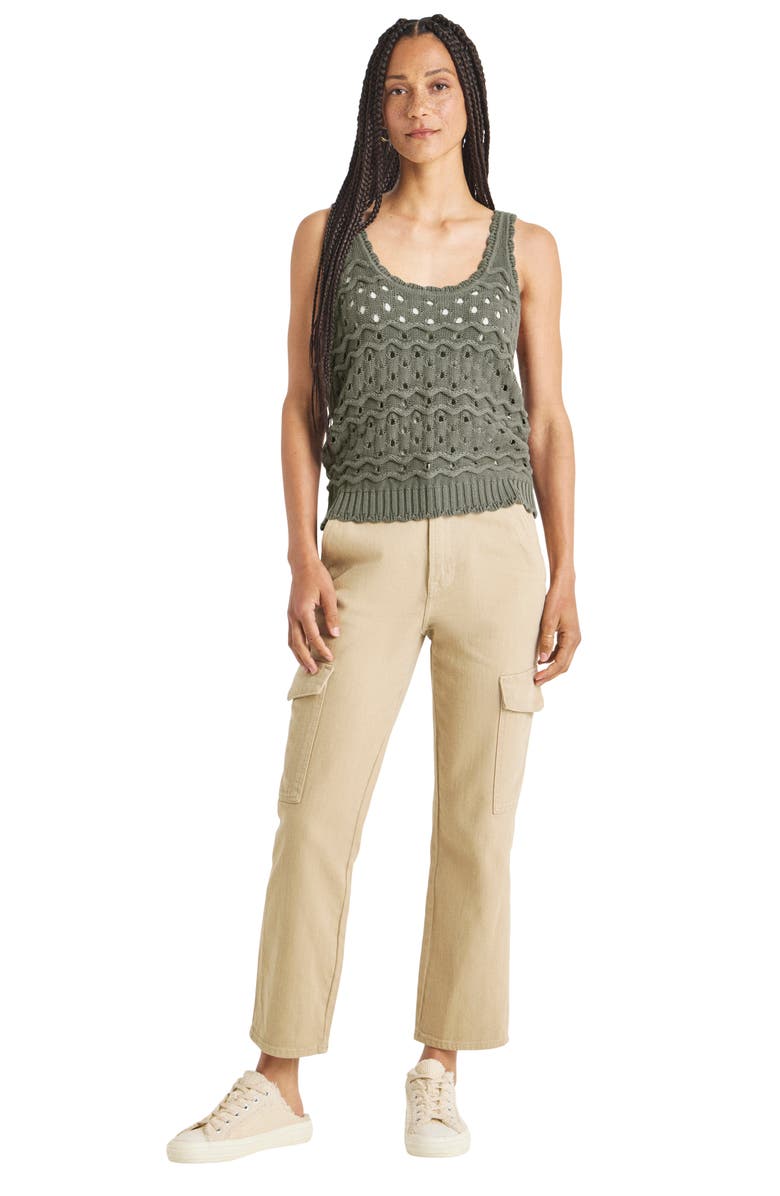 Splendid Lowen Tank Sweater, Alternate, color, Soft Vintage Olive Branch