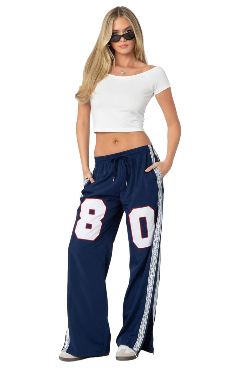 EDIKTED 1980 Track Pants, Alternate, color, Navy