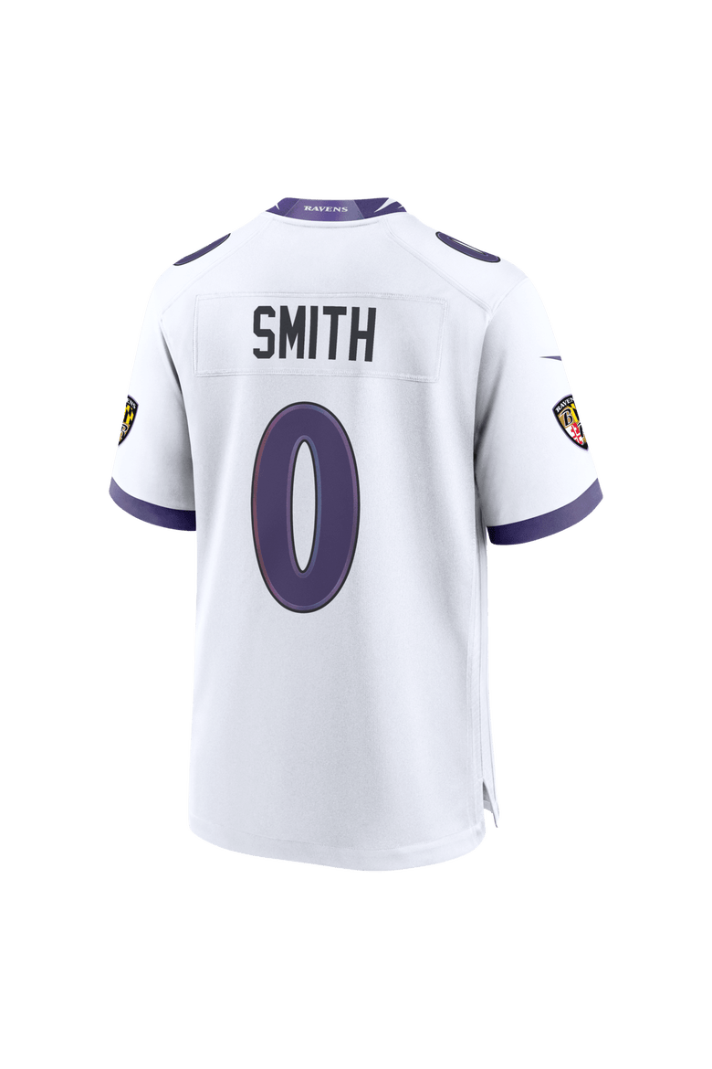 Men's Nike Roquan Smith White Baltimore Ravens Game Jersey, Alternate, color, White