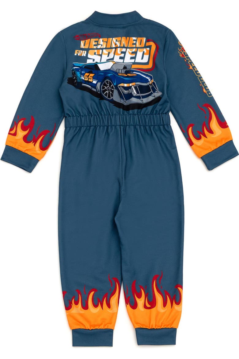 Racing One Piece Outfit, Alternate, color, Navy Blue