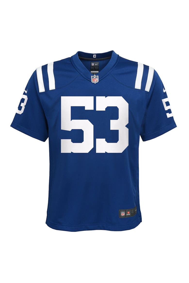 Youth Nike Shaquille Leonard Royal Indianapolis Colts Game Jersey, Alternate, color, Royal