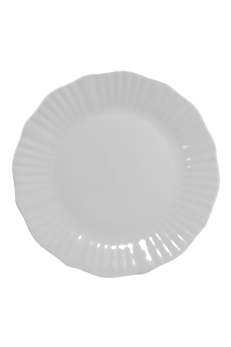Millie 16 Piece Double Bowl Porcelain Dinnerware Set, Alternate, color, White