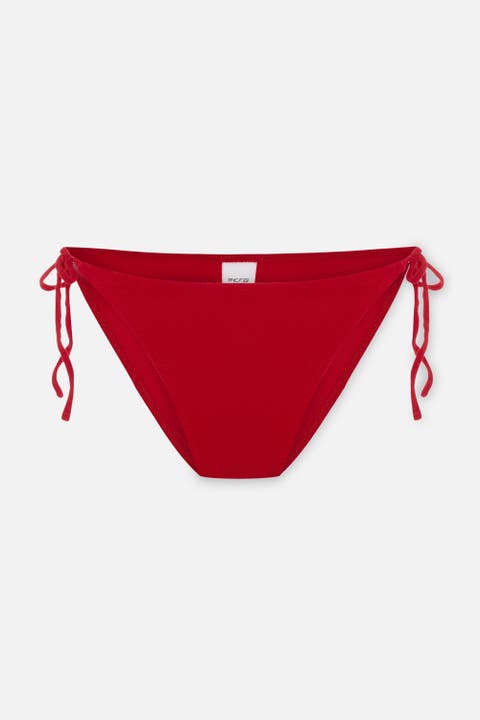 Terry Tie Side Bikini Bottom
