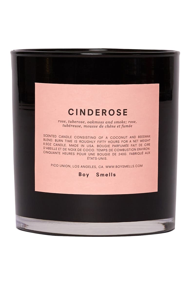 Cinderose Scented Candle, Main, color, NO COLOR