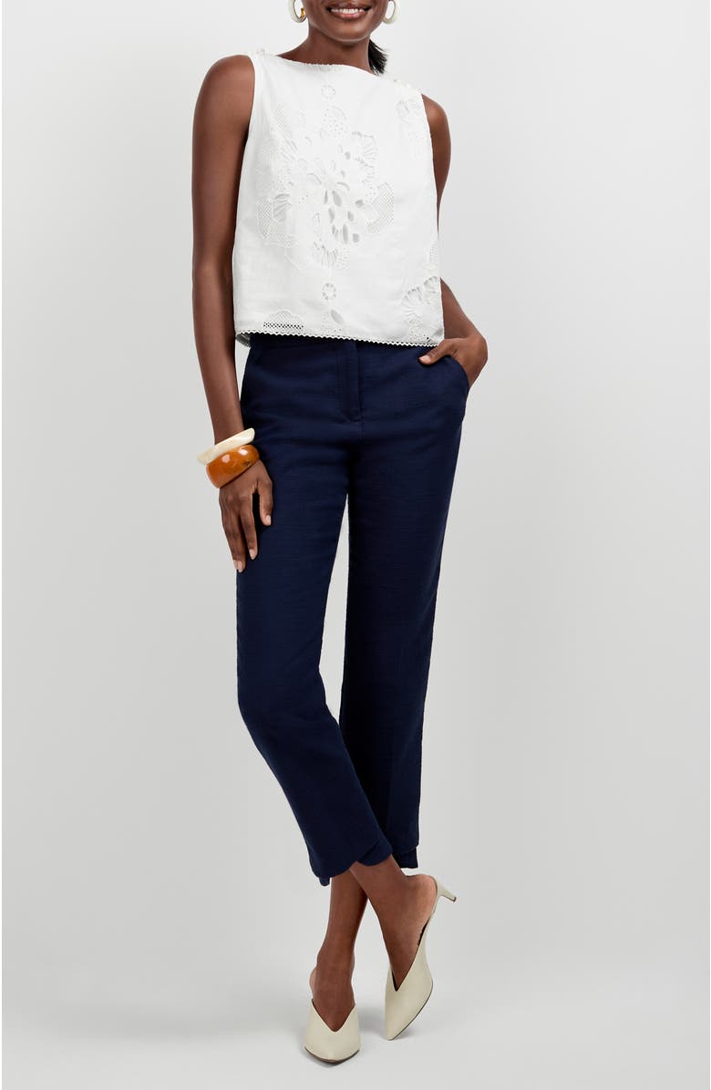 Trina Turk Alessandra Top, Alternate, color, Whitewash