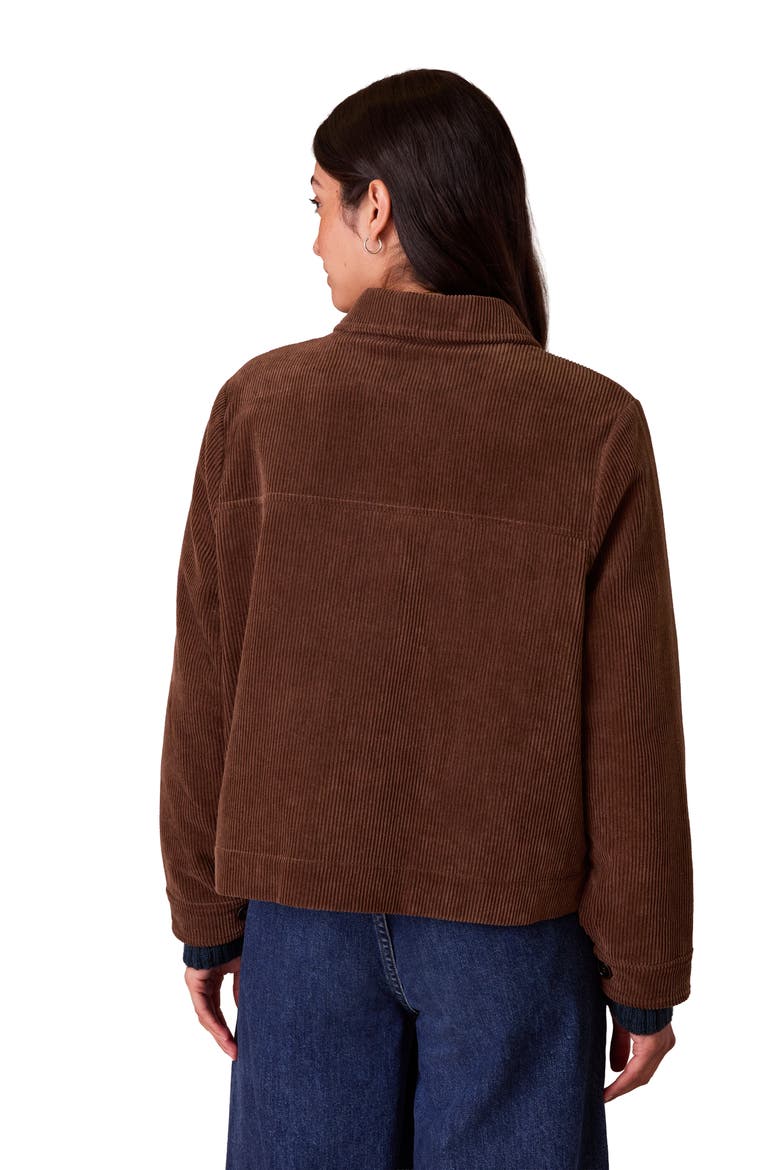 Cord Utility Jacket, Alternate, color, Chocolate