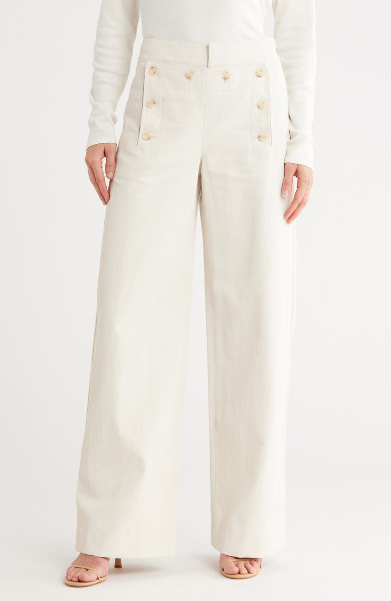 A.L.C. Lucas Pants, Main, color, Chalk