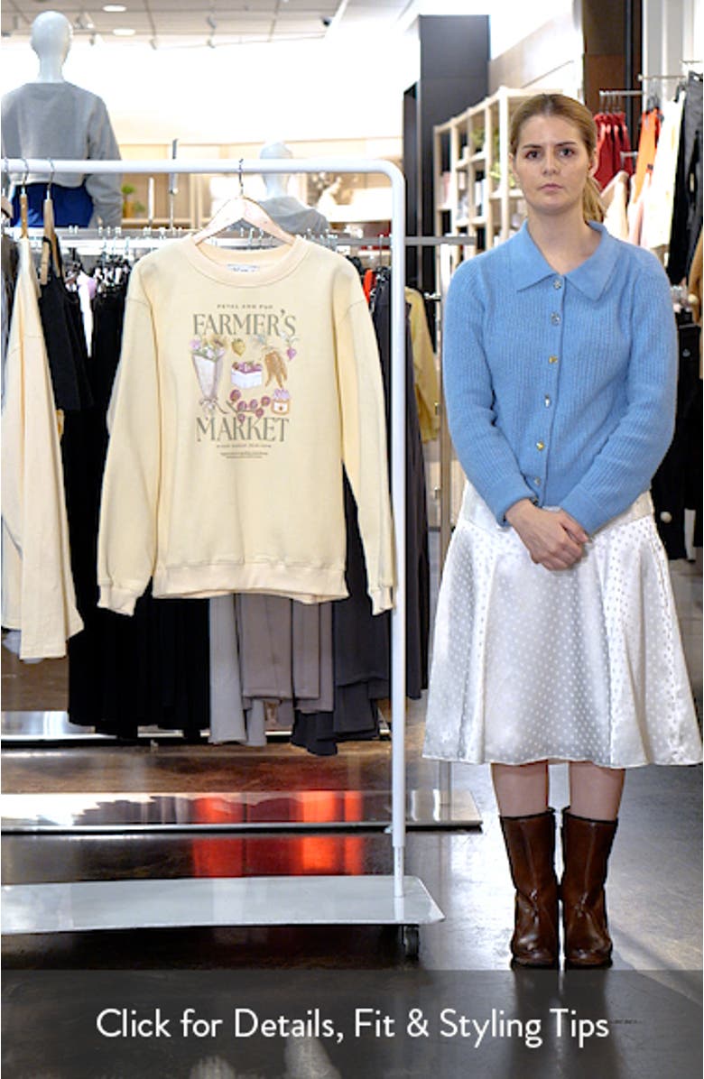 Farmer's Market Graphic Sweatshirt, sales video thumbnail