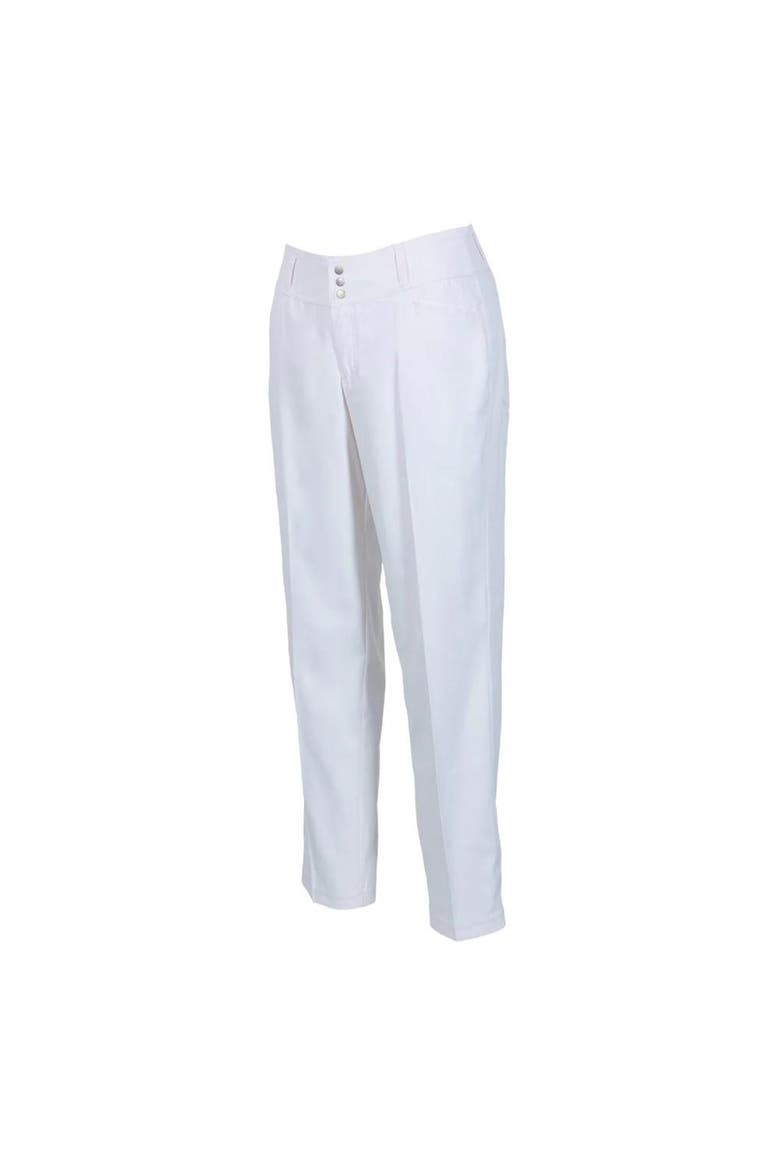 Playoff 28 inch Womens Golf Pants, Main, color, White