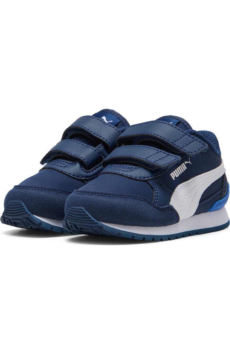 PUMA Kids' St Runner V4 Mesh Sneaker, Main, color, Persian Blue/ Puma White/ Blue