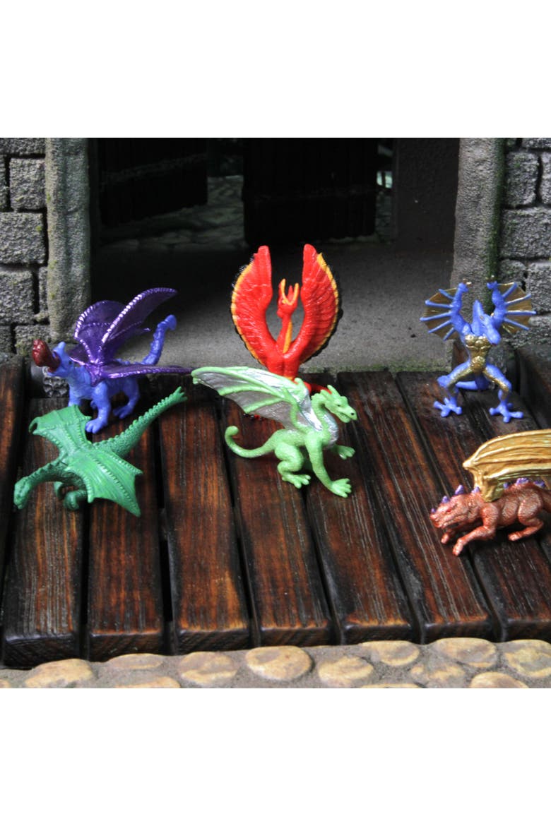 Lair of the Dragons Collection 1 Designer TOOB- contains 6 Mini Figurines, Alternate, color, None