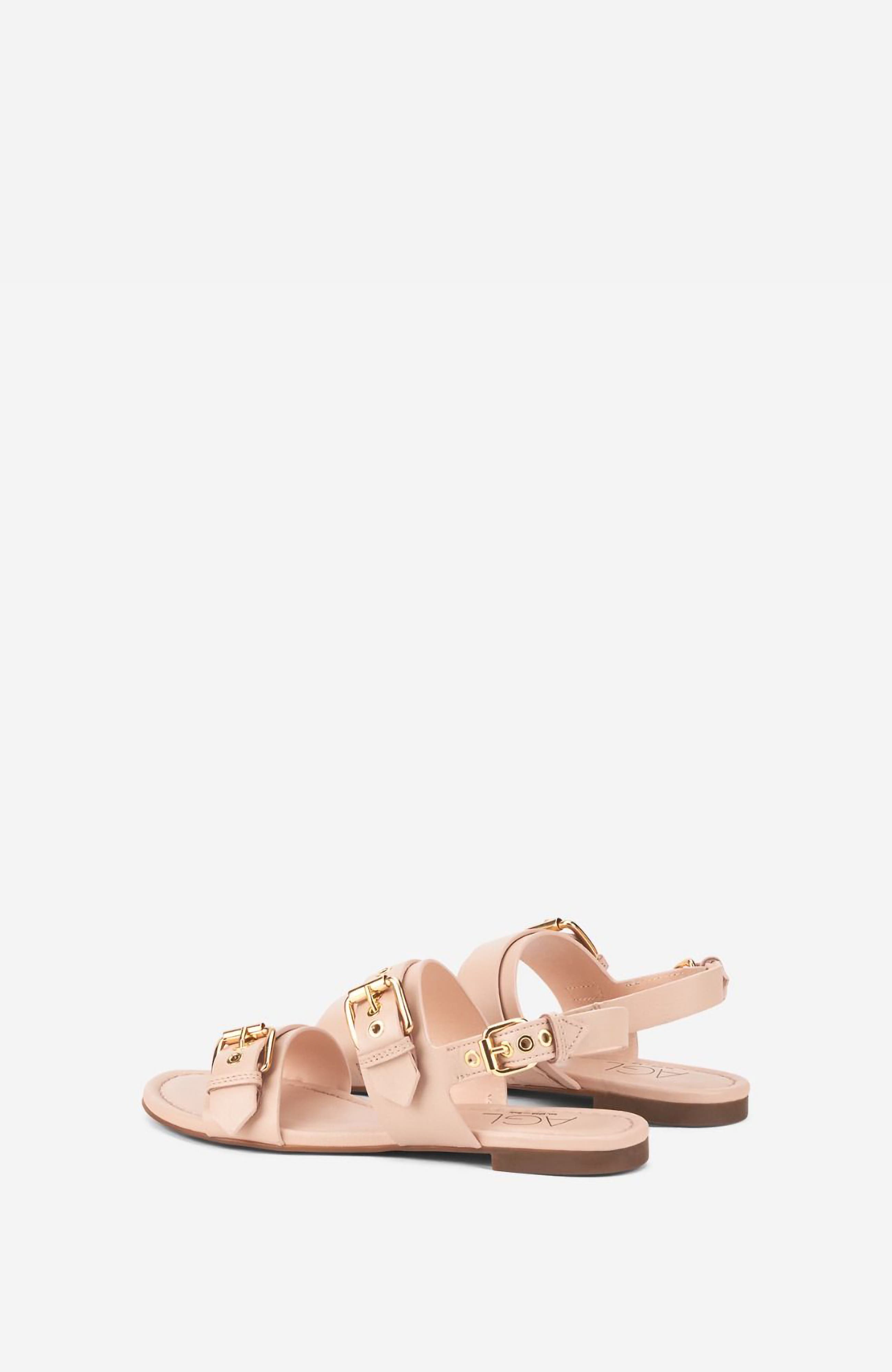 AGL Summer Multi Buckles Sandal, Alternate, color, Powder Pink