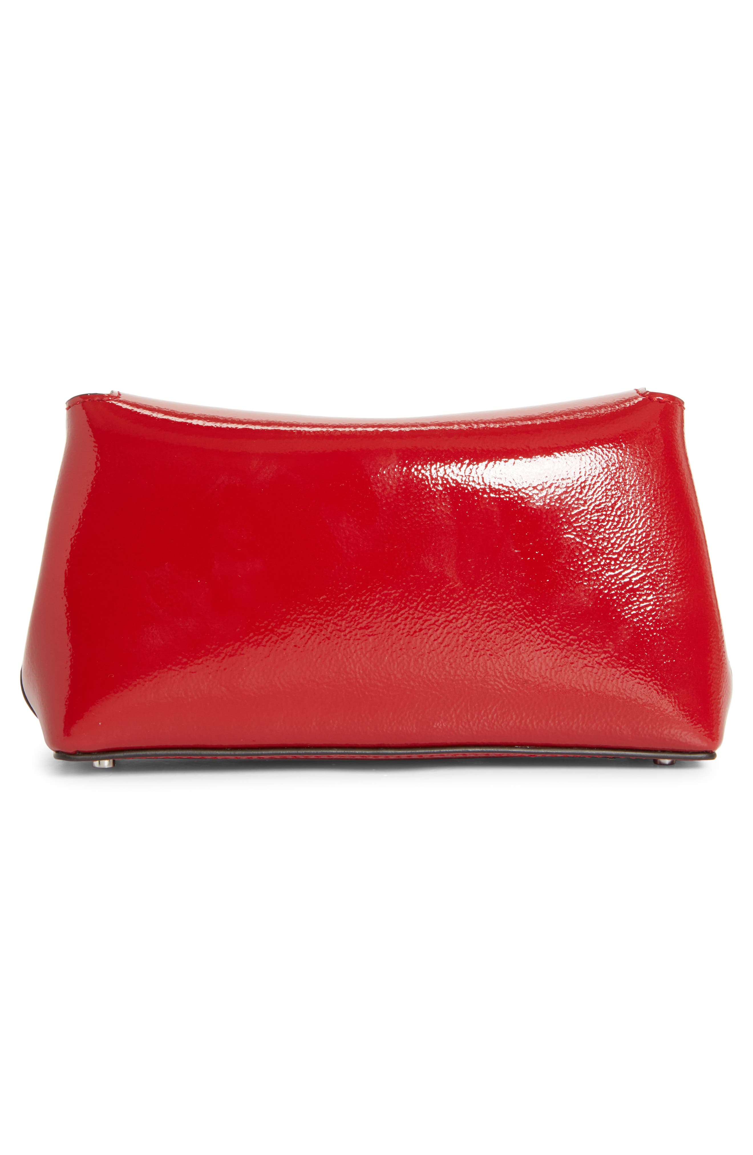 TOTEME Mini T-Lock Naplak Leather Clutch, Alternate, color, 