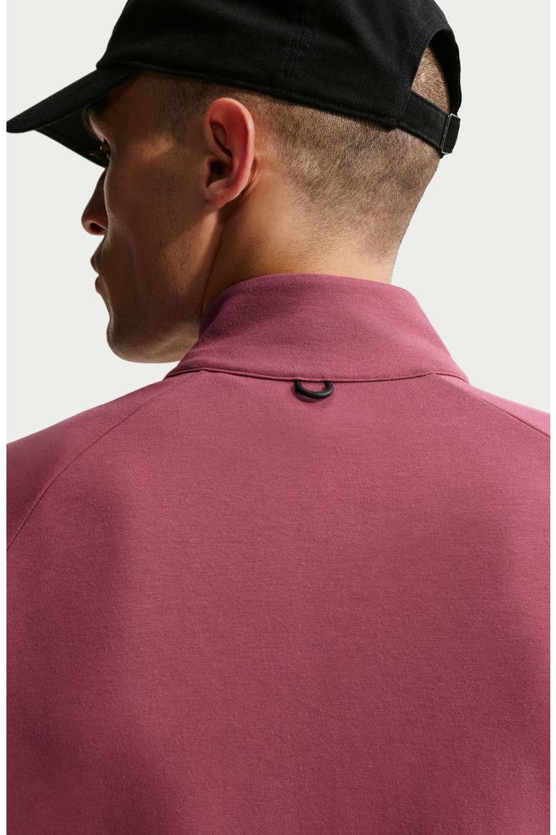 24.7 ImpossiblySoft Dri-FIT Half Zip Top, Alternate, color, PKSMOK/LTBLDR