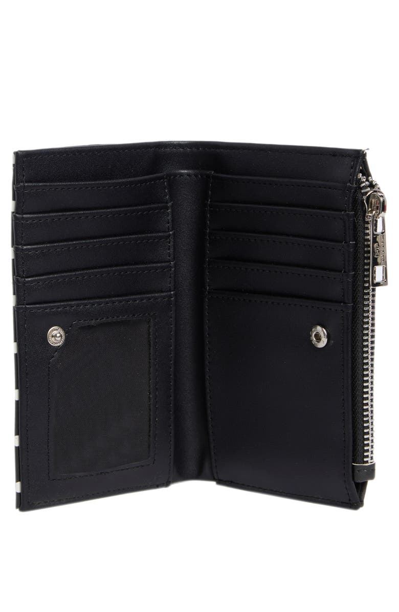 Madden Girl Faux Leather Snap Wallet, Alternate, color, Polka Dot