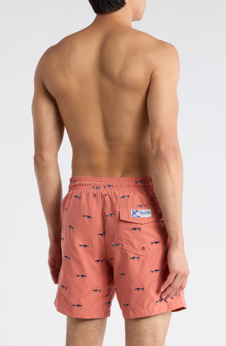 Trunks Surf & Swim Co. Sano 6.5-Inch Swim Shorts, Alternate, color, Peach
