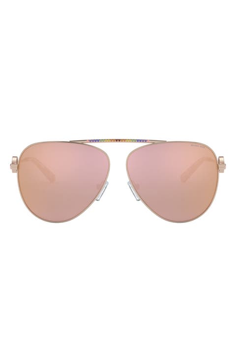 59mm Aviator Sunglasses