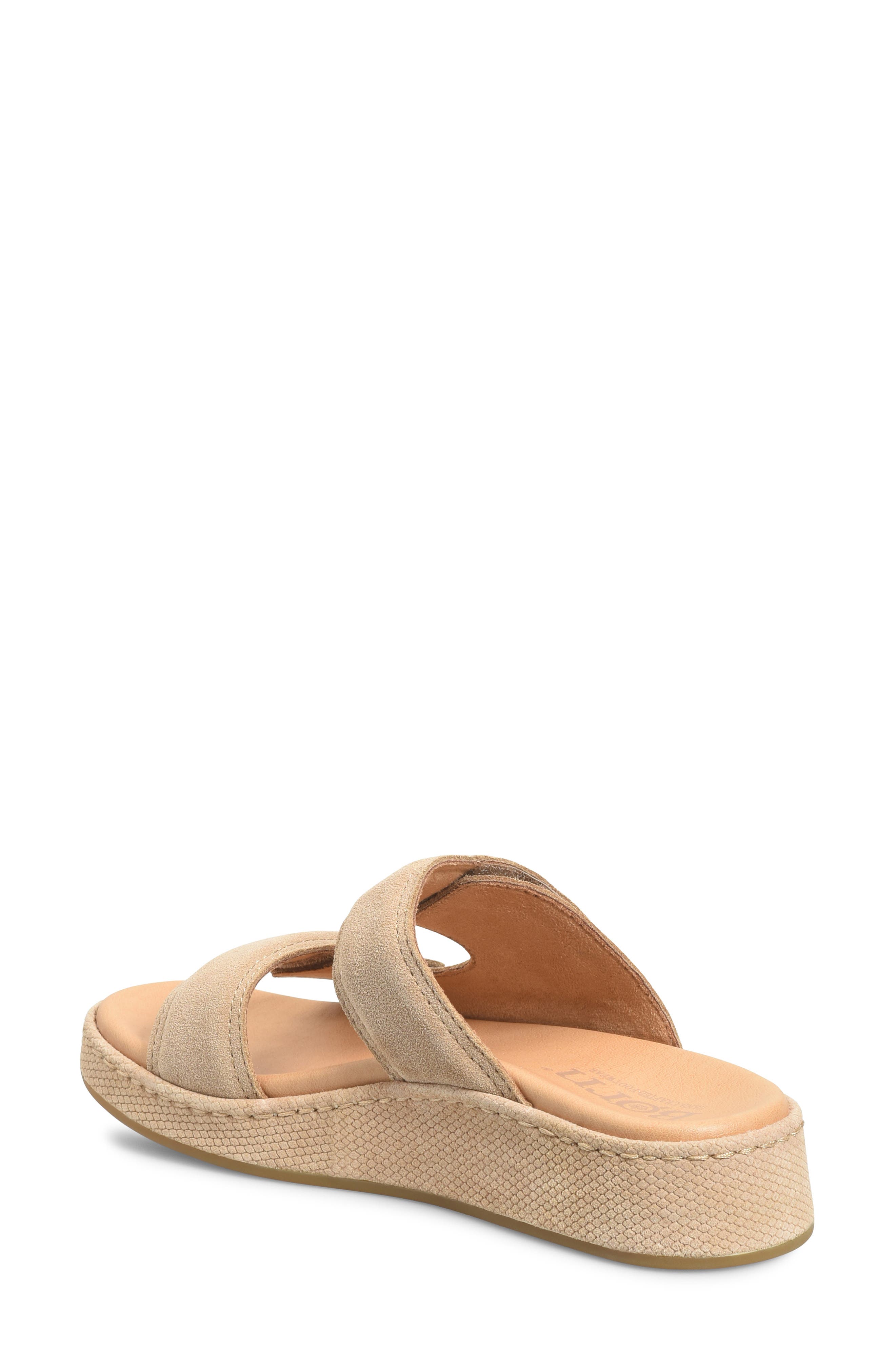 Børn Vivian Platform Sandal, Alternate, color, Taupe Suede