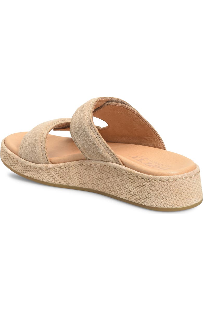 Børn Vivian Platform Sandal, Alternate, color, Taupe Suede