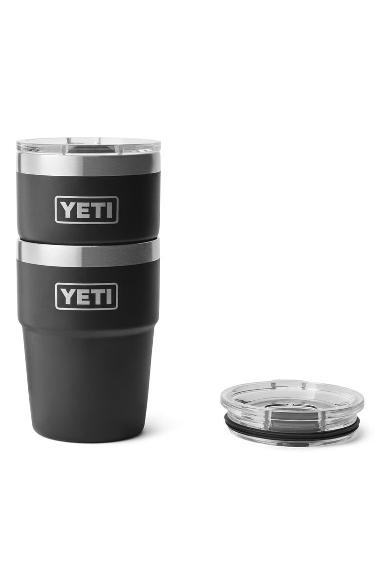 YETI Rambler 16-Ounce Stackable Cup, Alternate, color, Black