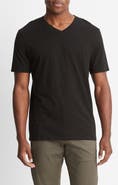 Vince Regular Fit Garment Dyed V-Neck T-Shirt
