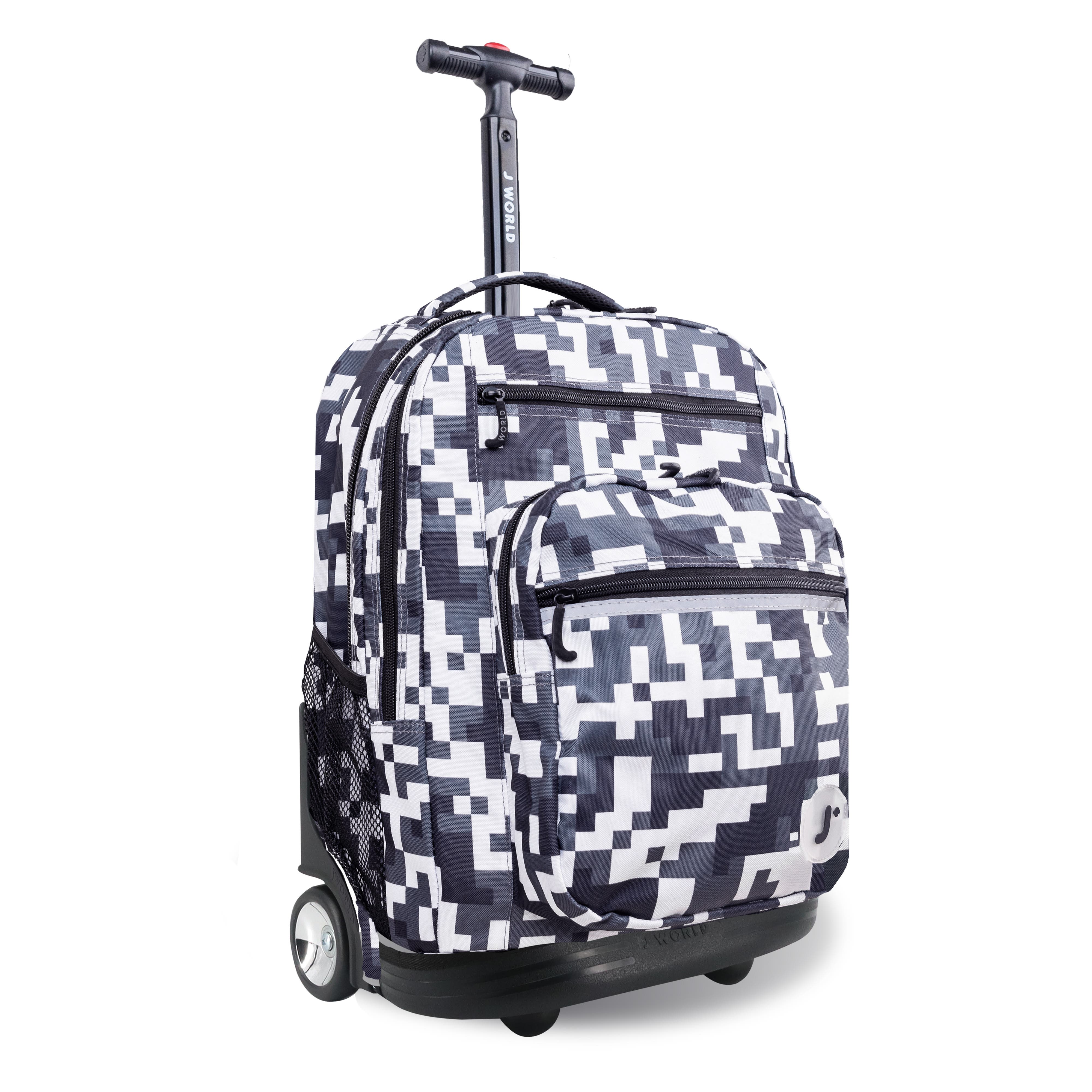 J World Sun dance Laptop 20" Rolling Backpack, Alternate, color, Camo
