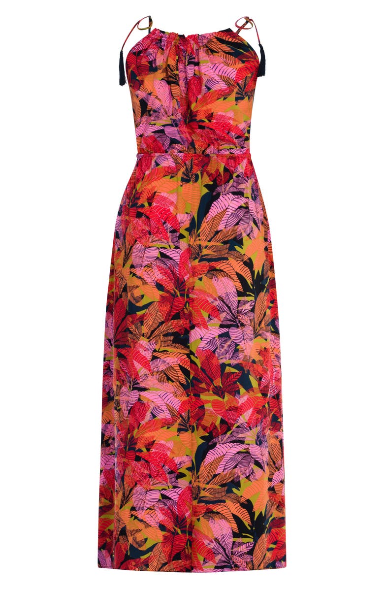 City Chic Sunrise Sleeveless Maxi Sundress, Alternate, color,