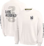 FANATICS Men's Fanatics Cream LA28 Summer Olympics Oversized Type Play Multi Sweatshirt