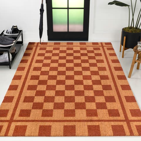 Peater Classic Casual Commerical Natural Coir Mat Indoor/Outdoor