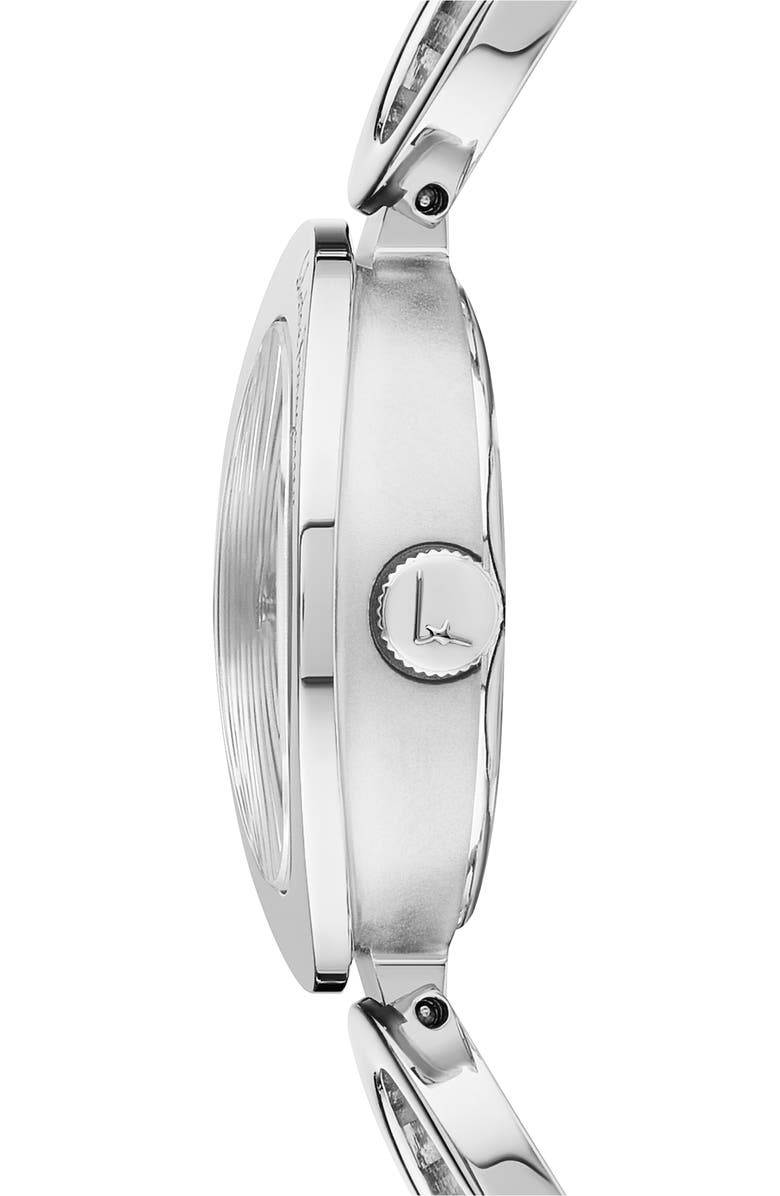 FERRAGAMO Gancino Bracelet Watch, 28mm, Alternate, color, Stainless Steel