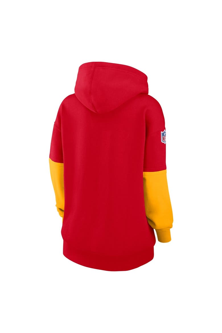 Women's Nike Red Kansas City Chiefs 2024 Sideline Essential Fleece Pullover Hoodie, Alternate, color, Red