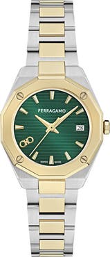 FERRAGAMO Edge Bracelet Watch, 28mm