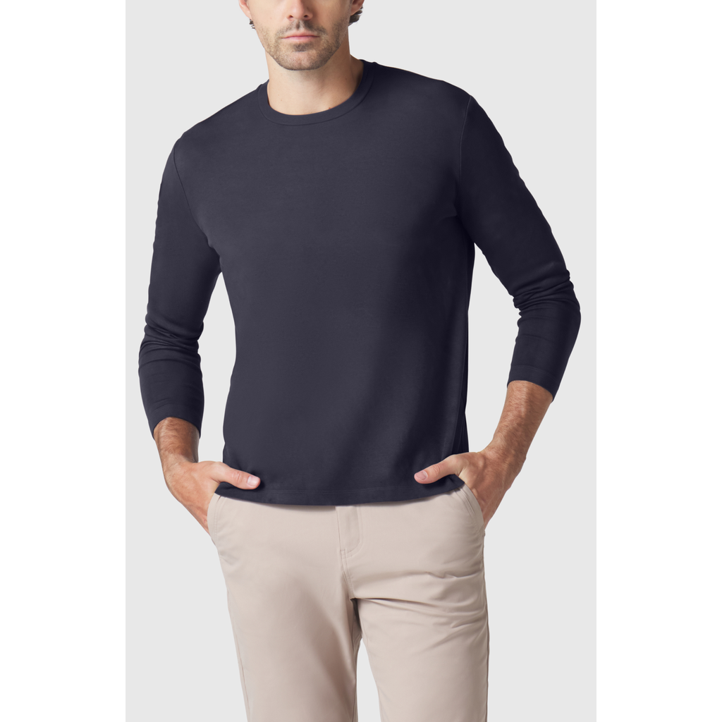 Jack Archer Precision Long Sleeve Shirt In Deep Blue