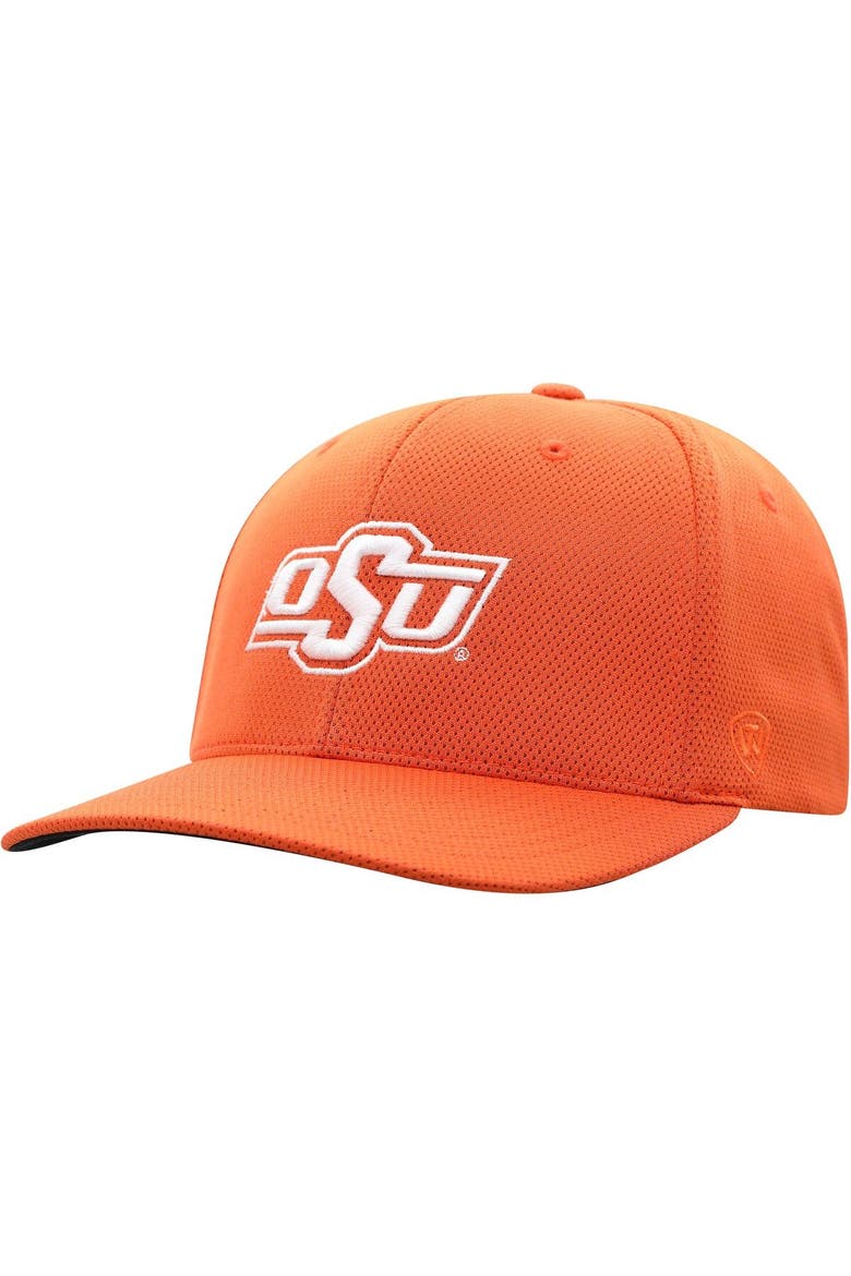 Men's Top of the World Orange Oklahoma State Cowboys Reflex Logo Flex Hat, Main, color, Orange