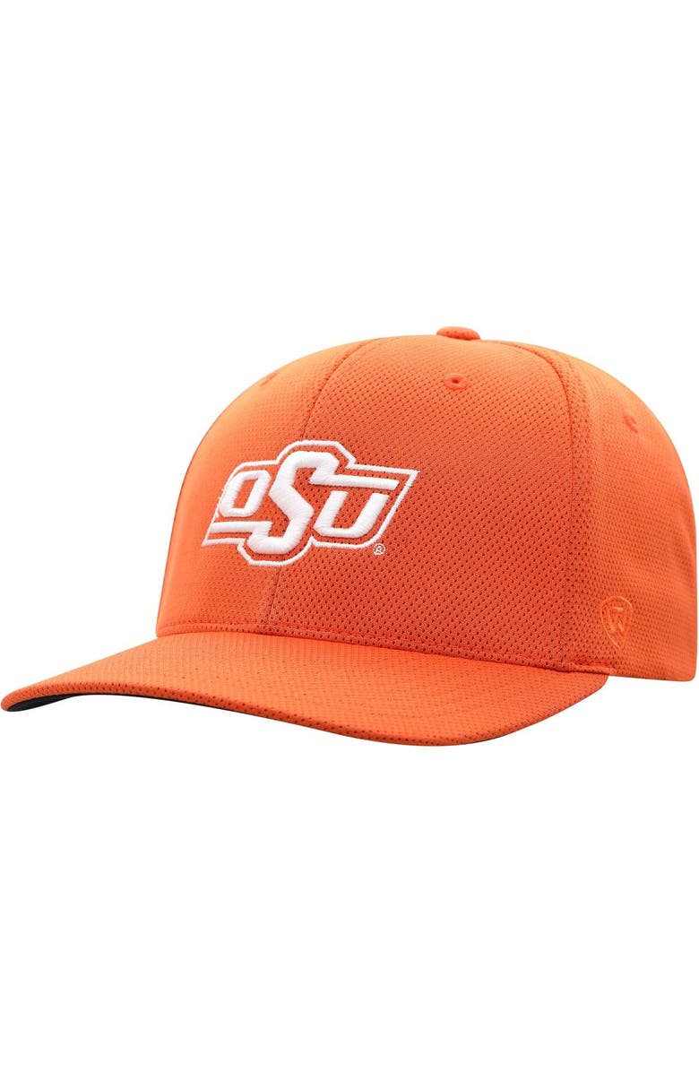 TOP OF THE WORLD Men's Top of the World Orange Oklahoma State Cowboys Reflex Logo Flex Hat, Main, color, Orange