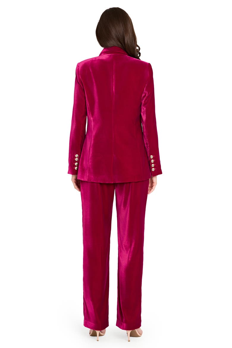 Velvet Jacket, Alternate, color, MAGNETA