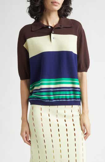 Luke Stripe Merino Wool Polo