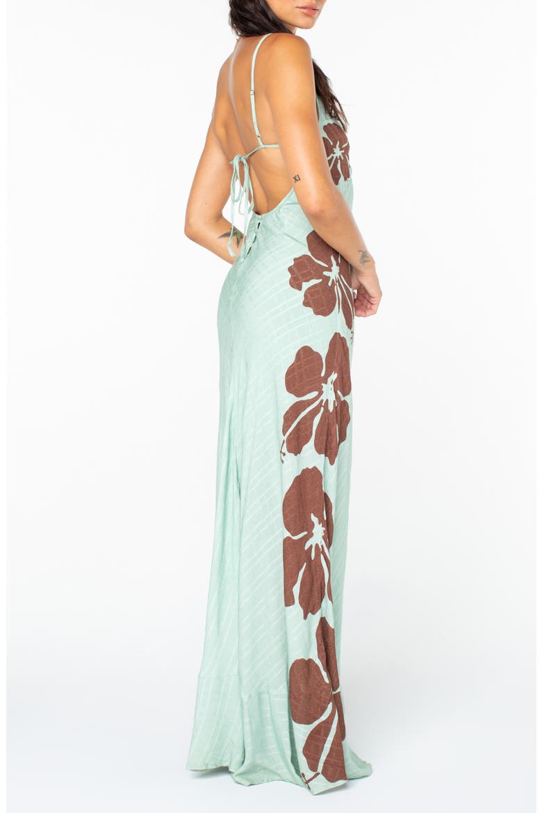 Lost Paradise Maxi Sundress, Alternate, color, CAMEO GRN