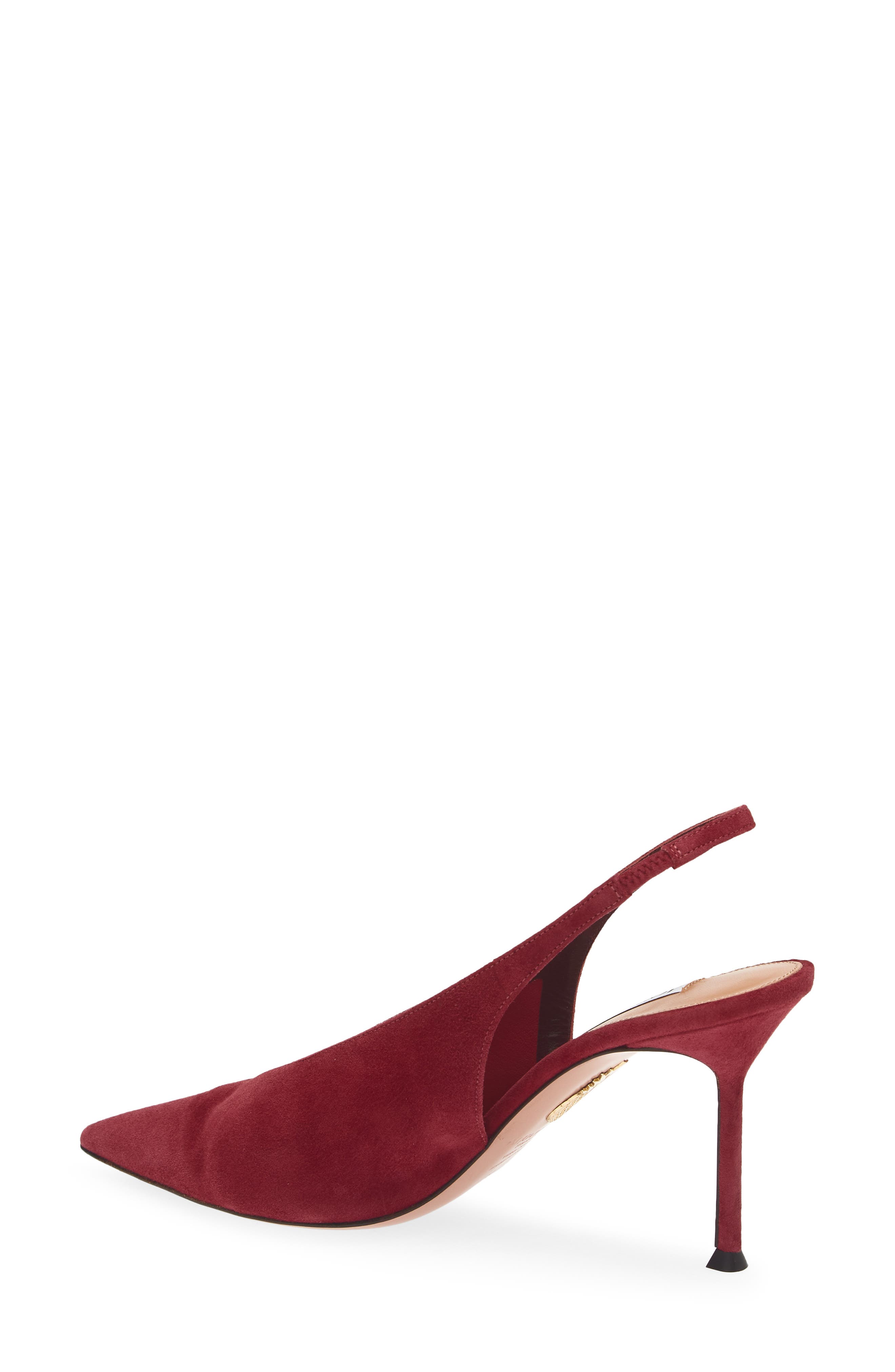 Voltaire Slingback Pump, Alternate, color, BEETROOT