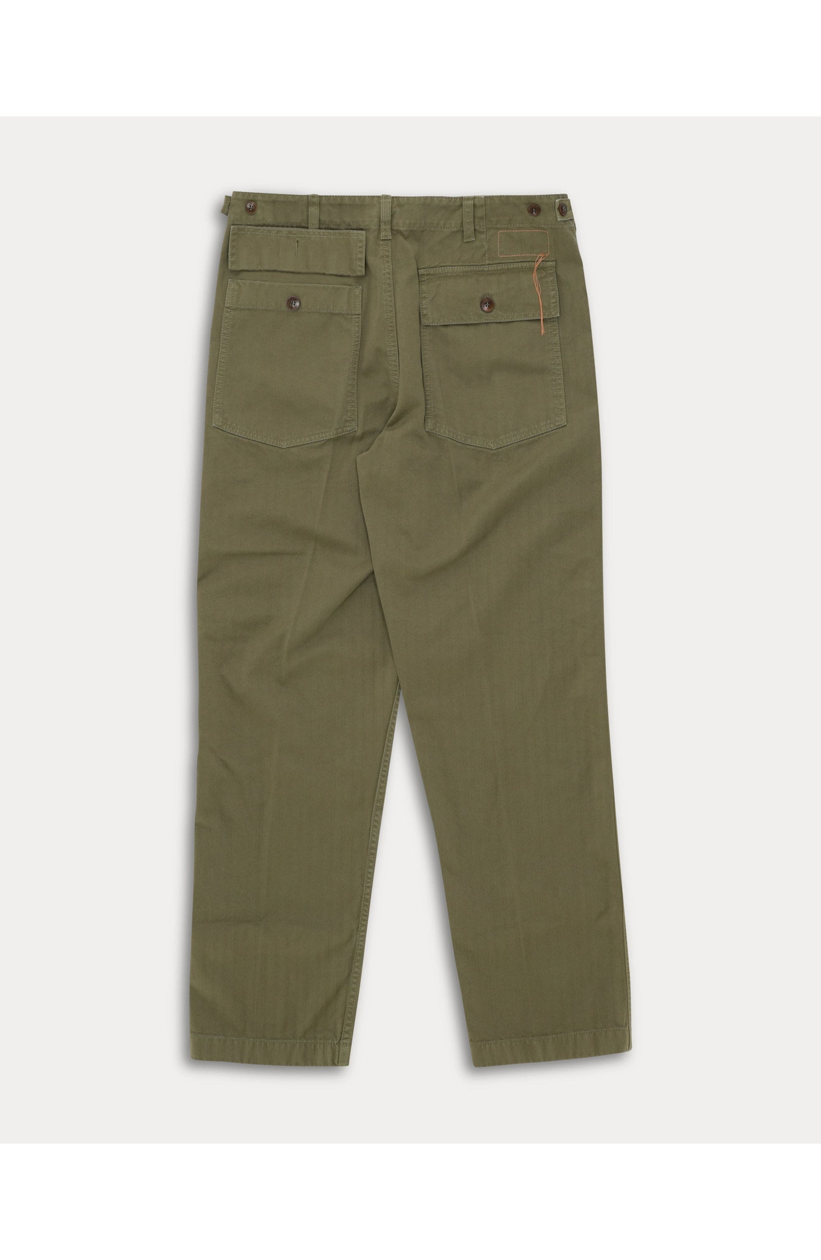 Newfatigue Herringbone Cotton Trousers - image 4