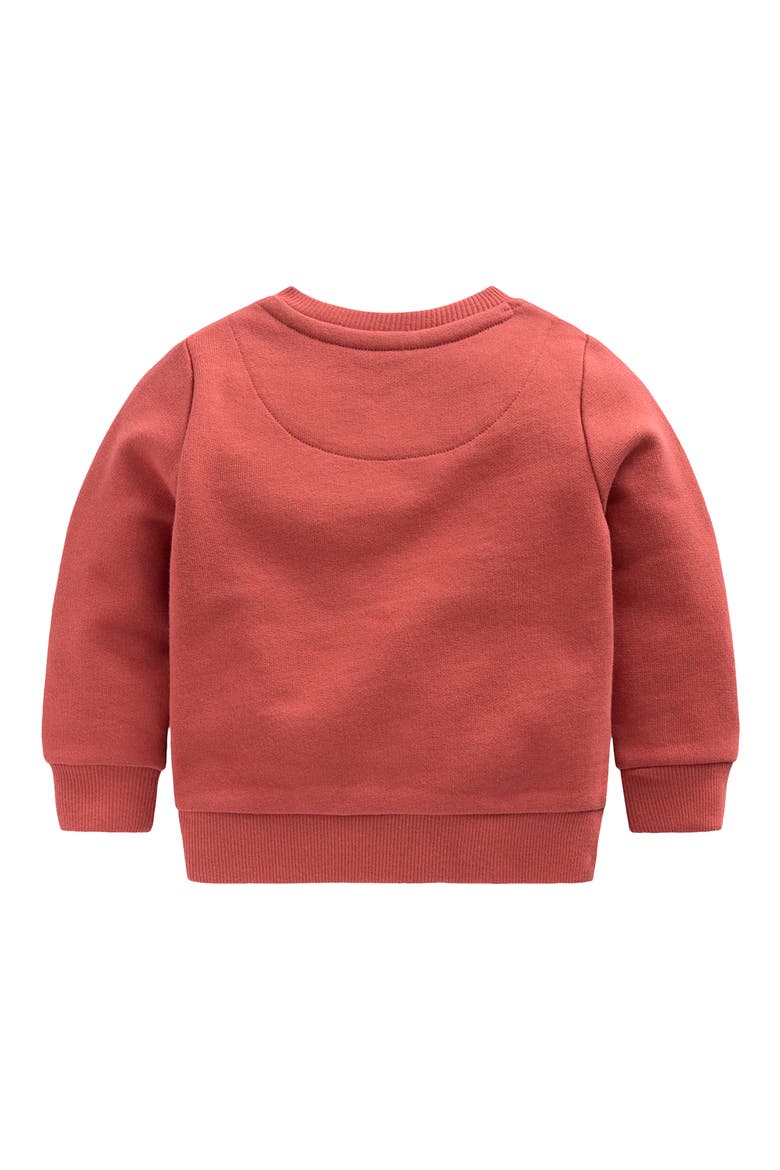 Embroidered Cotton Sweatshirt, Alternate, color, JAM RED CAMPERVAN