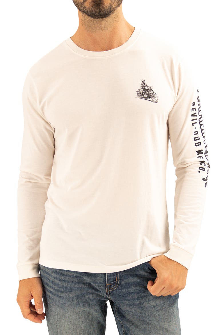 Heritage Long Sleeve Graphic T-Shirt, Main, color, CLOUD