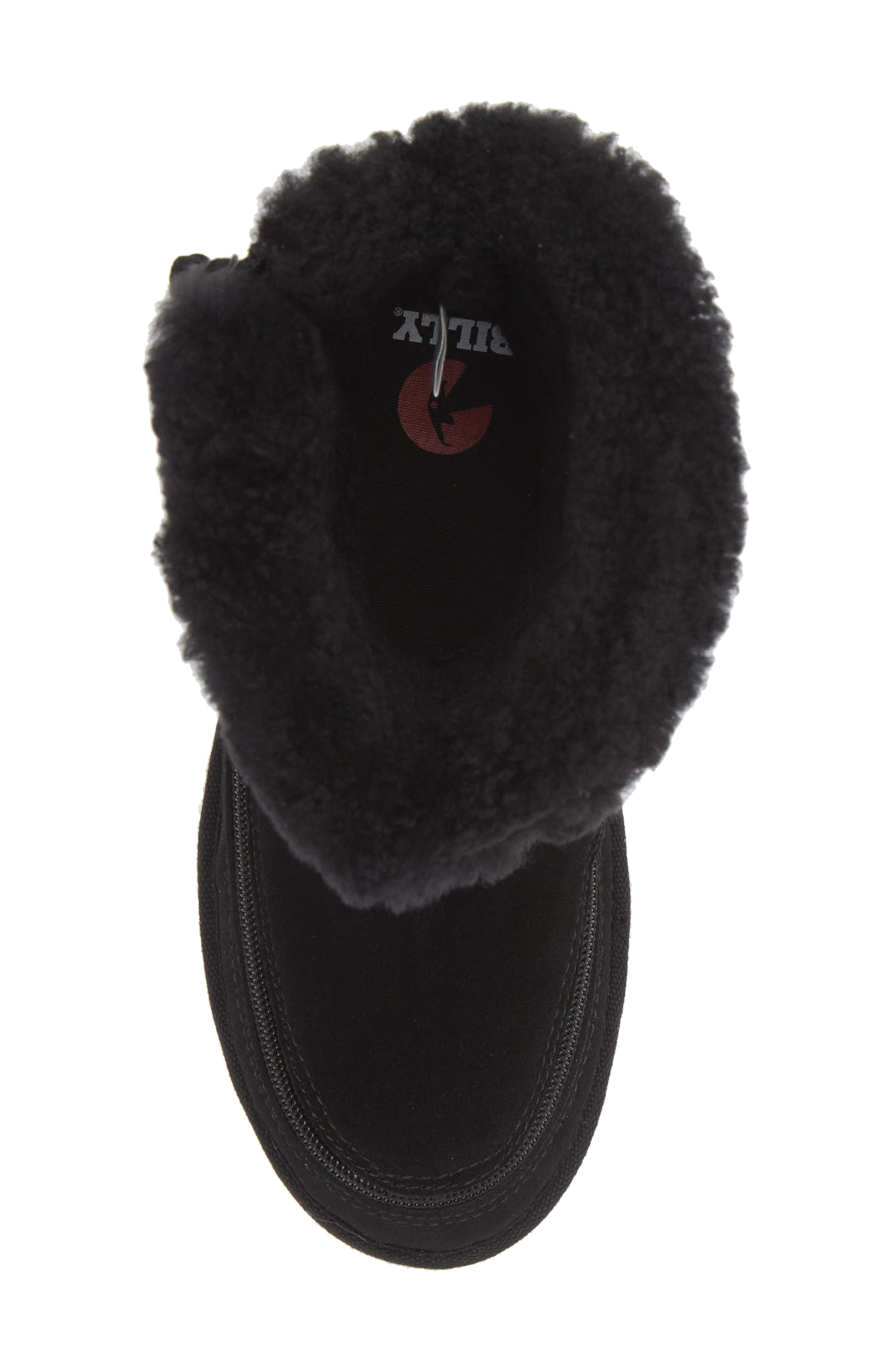 BILLY Footwear Quilted Genuine Shearling Boot, Alternate, color, 